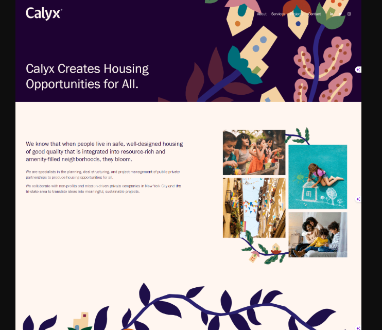 Website for a Housing Company